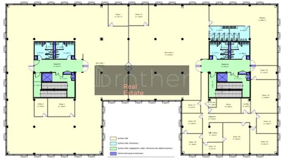Office in Mérignac to rent - Floor Plan - Image 3 of 8