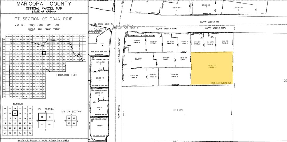 Lake Pleasant Rd, Surprise, AZ for rent - Plat Map - Image 2 of 2