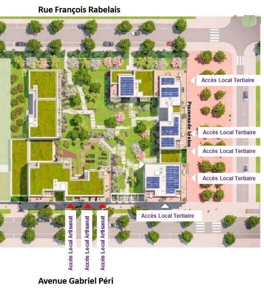 Office in Vaulx-en-Velin for sale - Site Plan - Image 2 of 5