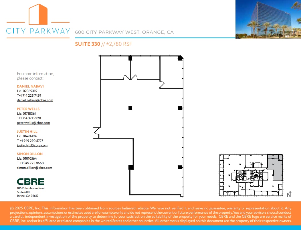 600 City Pky W, Orange, CA to rent Floor Plan- Image 1 of 1