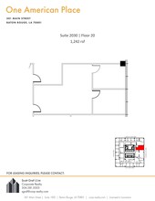 301 N Main St, Baton Rouge, LA for rent Site Plan- Image 1 of 1