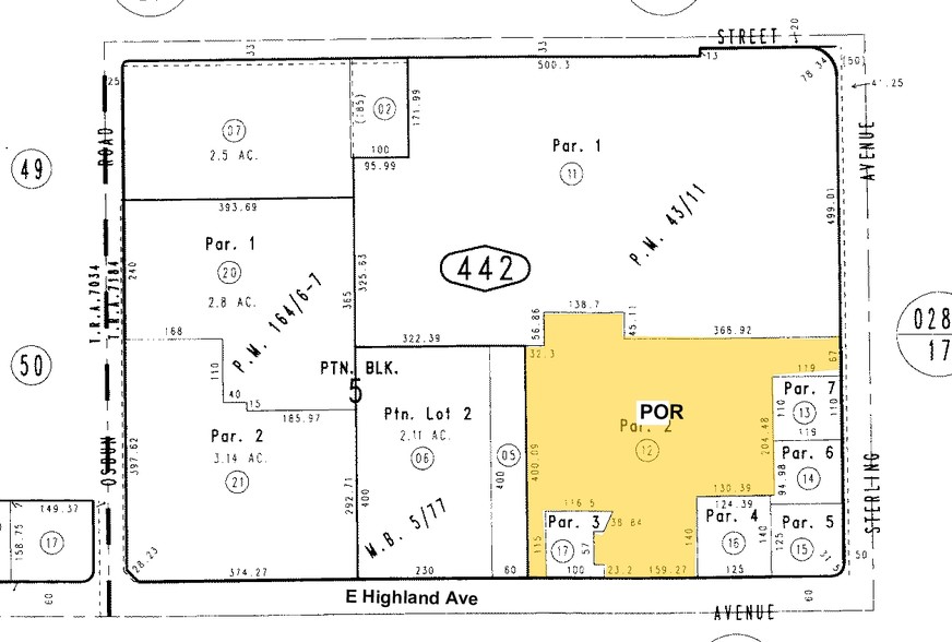 2318-2380 Sterling Ave, San Bernardino, CA for rent - Plat Map - Image 3 of 3