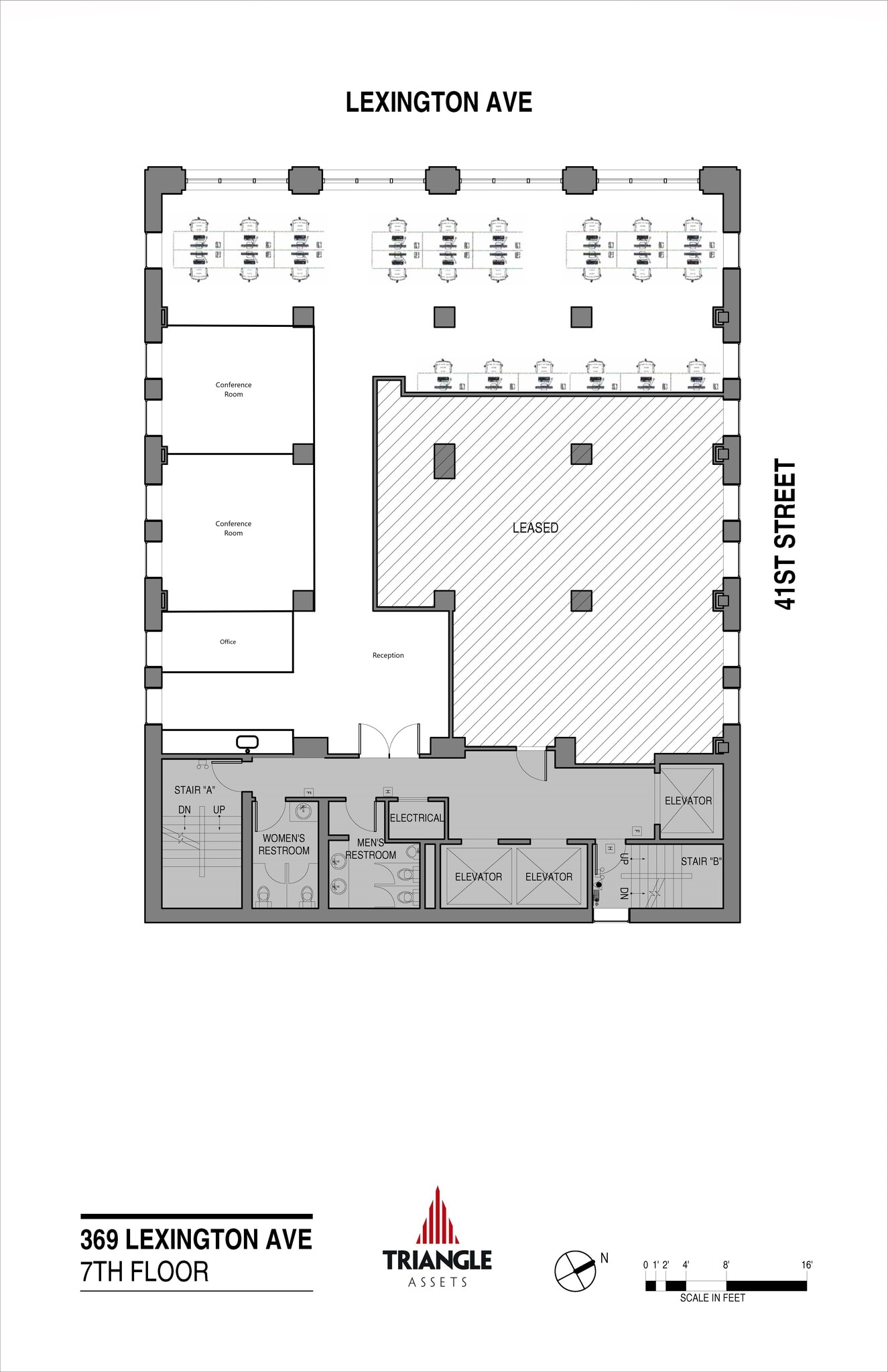 369 Lexington Ave, New York, NY to rent Floor Plan- Image 1 of 3