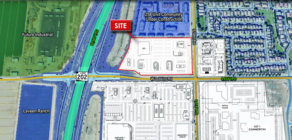 NEC Loop 202 & Dobbins Rd, Laveen, AZ for sale - Site Plan - Image 1 of 1