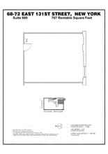 68 E 131st St, New York, NY to rent Floor Plan- Image 1 of 4