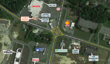 24832 John J Williams Hwy, Millsboro, DE - aerial  map view