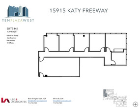 15915 Katy Fwy, Houston, TX for rent Floor Plan- Image 1 of 2