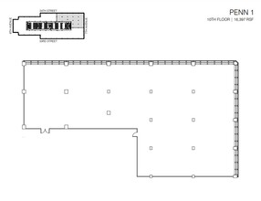 PENN 1, New York, NY for rent Floor Plan- Image 2 of 2