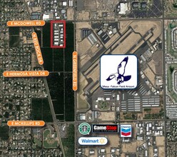 4215 E McDowell Rd, Mesa, AZ - aerial  map view