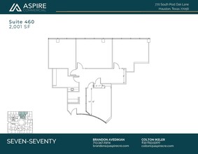 770 S Post Oak Ln, Houston, TX for rent Floor Plan- Image 1 of 2