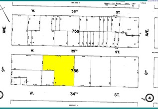 333 W 34th St, New York, NY for rent Plat Map- Image 1 of 2