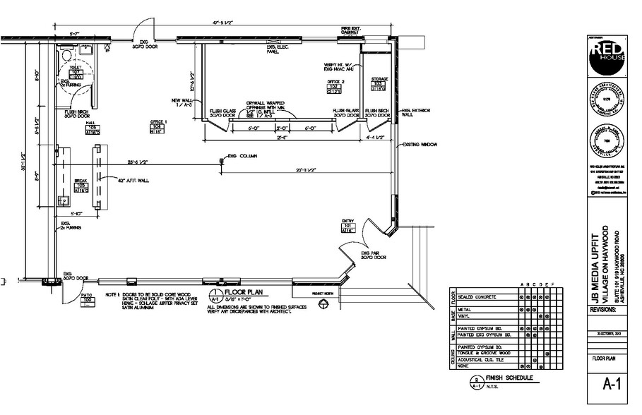 915 Haywood Rd, Asheville, NC for rent - Floor Plan - Image 2 of 9