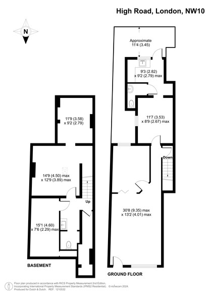 15 High Rd, London for rent - Site Plan - Image 2 of 2