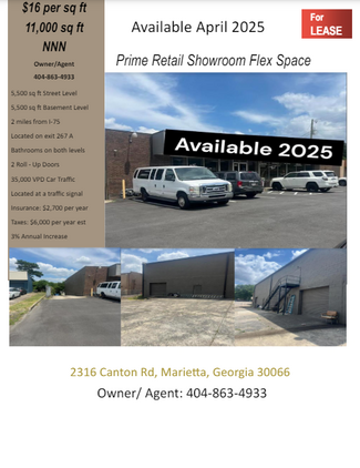 More details for 2316 Canton Rd, Marietta, GA - Retail for Rent