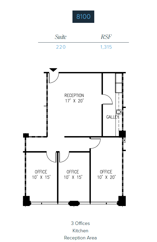 8100 Boone Blvd, Vienna, VA to rent Floor Plan- Image 1 of 1
