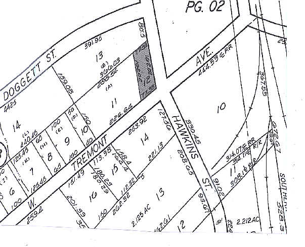 200 W Tremont Ave, Charlotte, NC for rent - Plat Map - Image 2 of 10