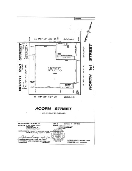 699 Acorn St, Deer Park, NY for sale - Site Plan - Image 3 of 6