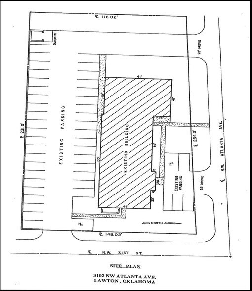 3102 NW Atlanta Ave, Lawton, OK for rent - Site Plan - Image 2 of 6