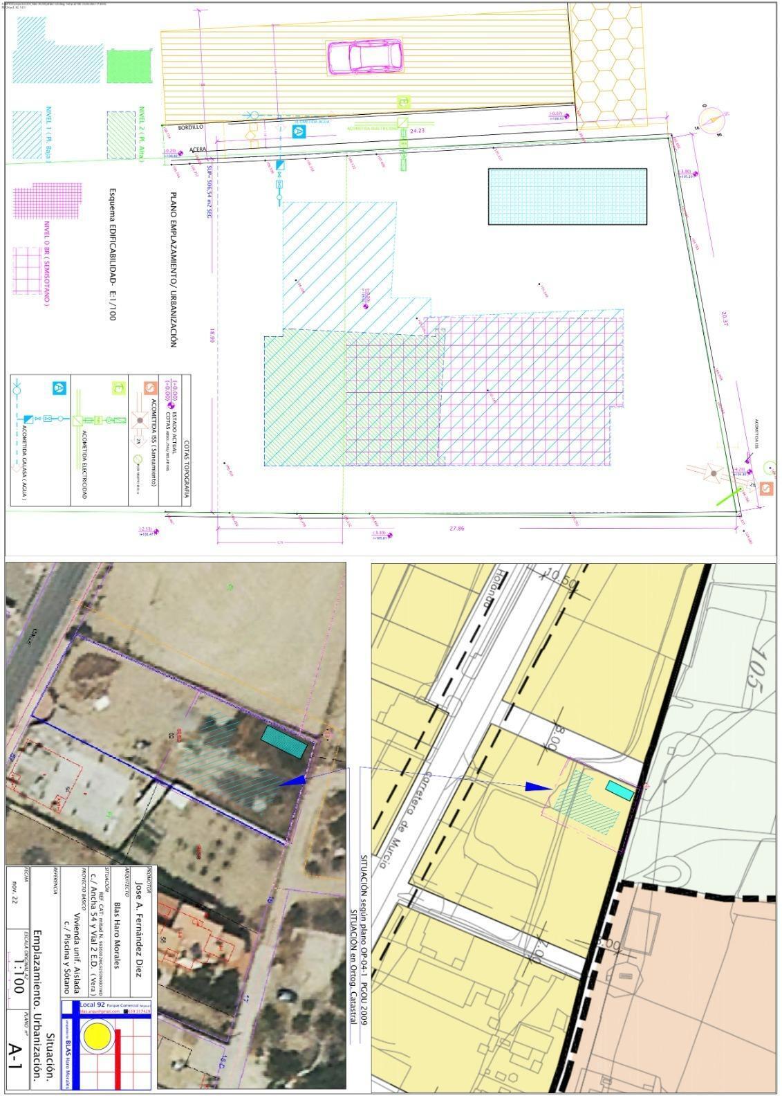 Land in Vera, Almería for sale Site Plan- Image 1 of 8