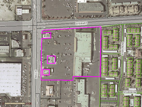 348-350 N Nellis Blvd, Las Vegas, NV - aerial  map view