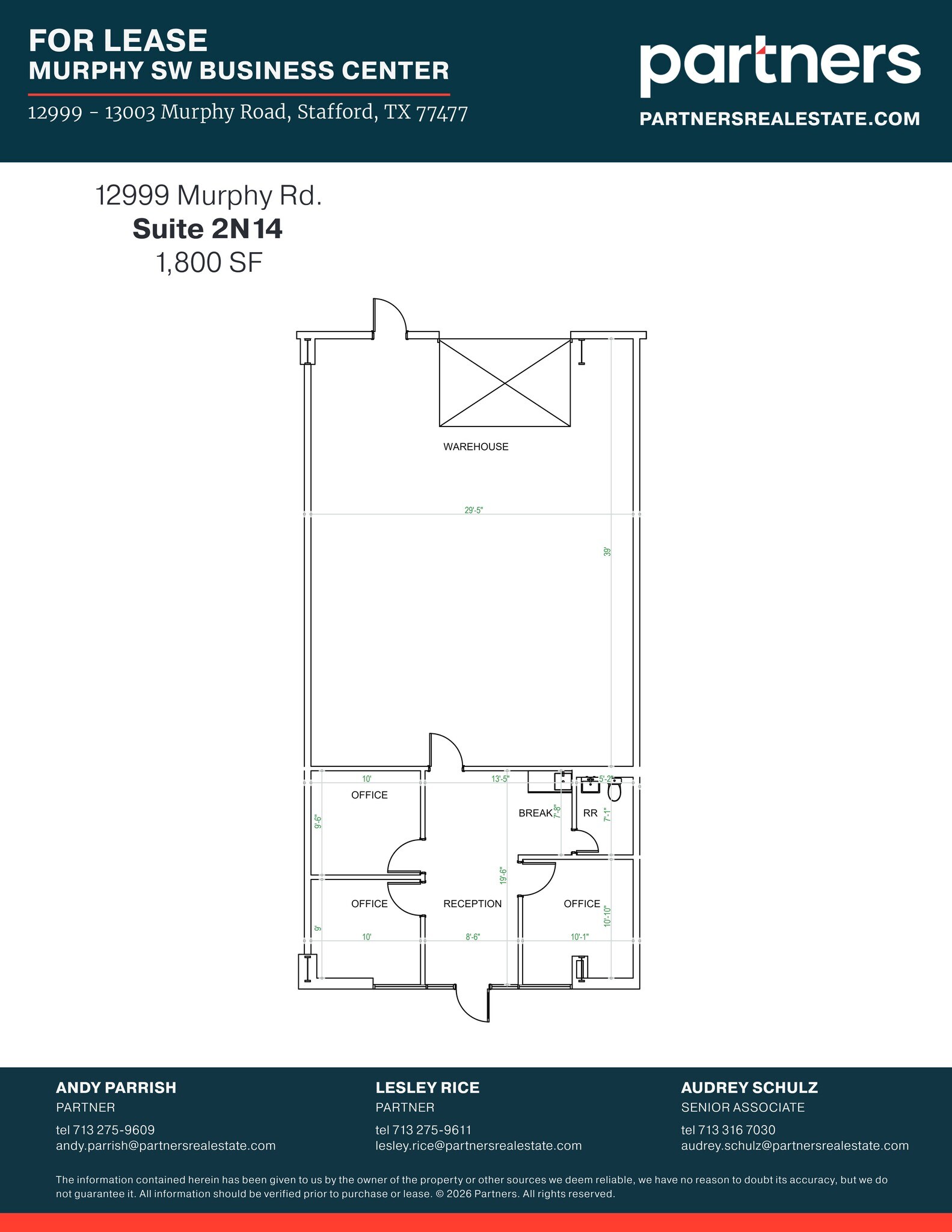12999-13003 Murphy Rd, Stafford, TX to rent Site Plan- Image 1 of 1