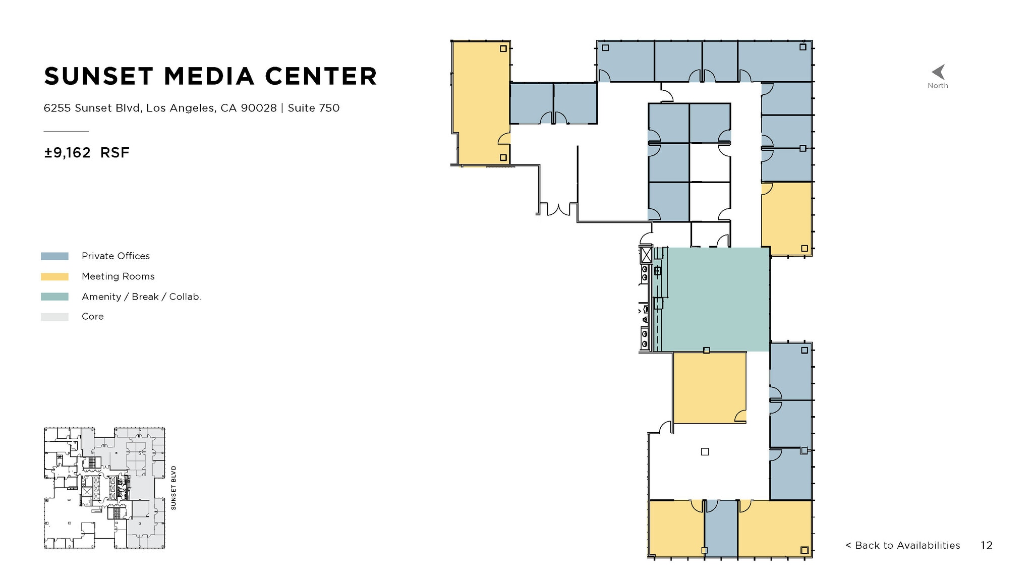 6255 W Sunset Blvd, Los Angeles, CA to rent Floor Plan- Image 1 of 1