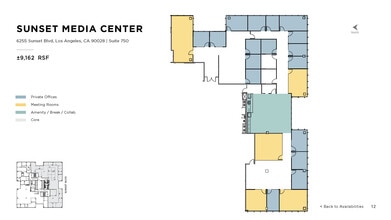 6255 W Sunset Blvd, Los Angeles, CA to rent Floor Plan- Image 1 of 1