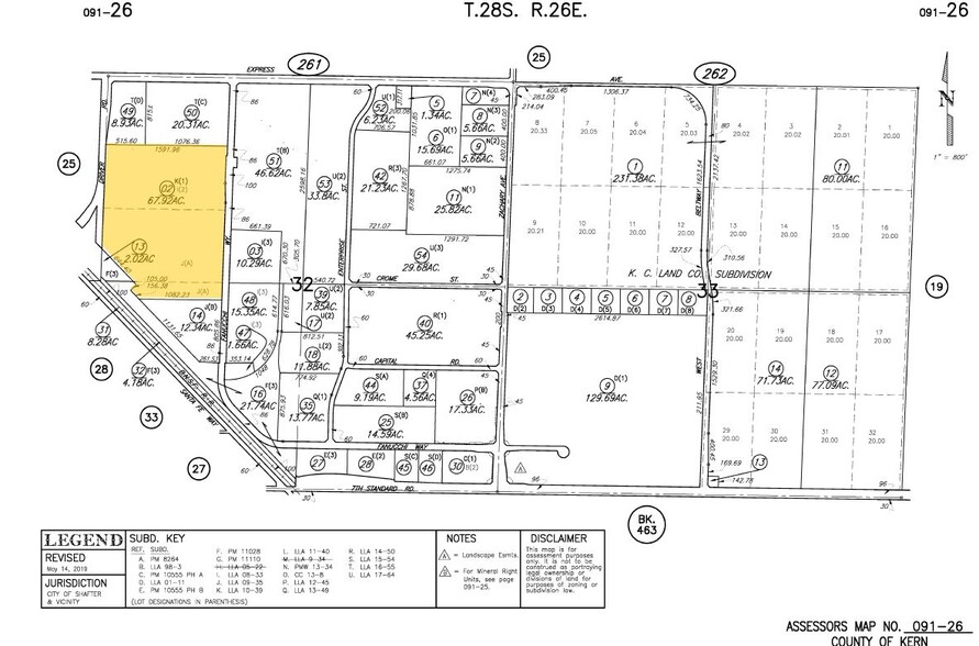 3901 Fanucchi Way, Shafter, CA for sale - Plat Map - Image 1 of 1