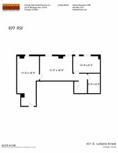 401 S LaSalle St, Chicago, IL for rent Floor Plan- Image 1 of 1