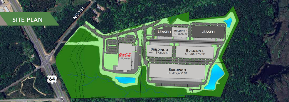 0 US Hwy 64, Apex, NC for rent - Site Plan - Image 2 of 4