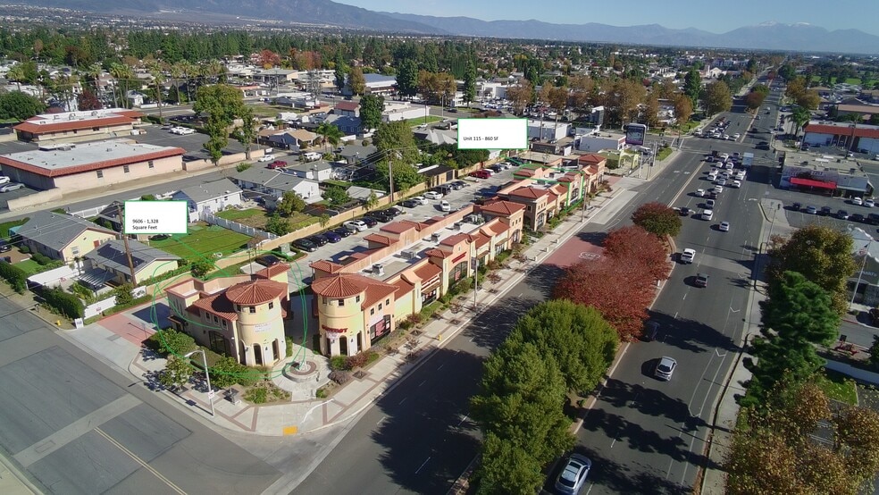 9606-9622 Foothill Blvd, Rancho Cucamonga, CA to rent - Building Photo - Image 2 of 7