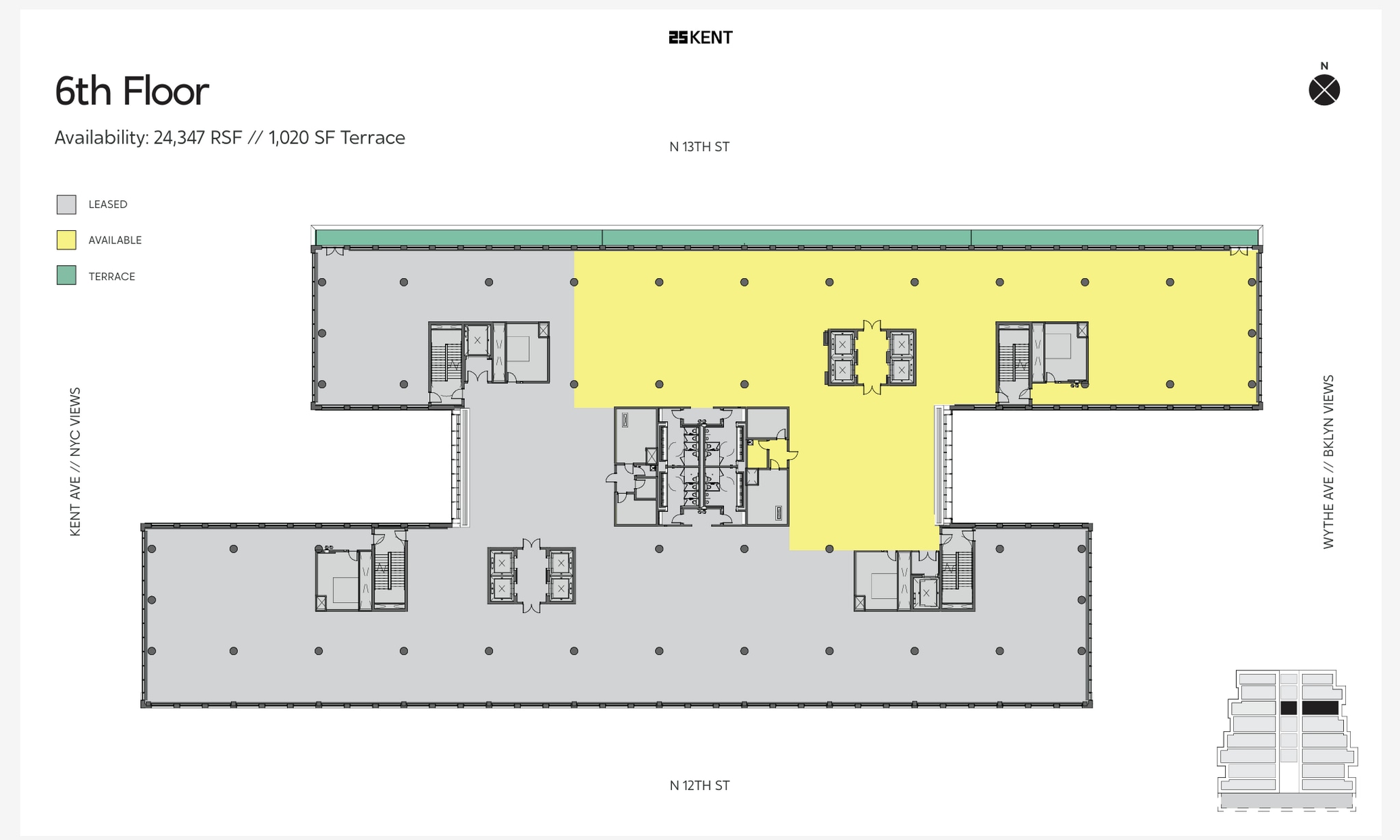 25 Kent Ave, Brooklyn, NY to rent Interior Photo- Image 1 of 1