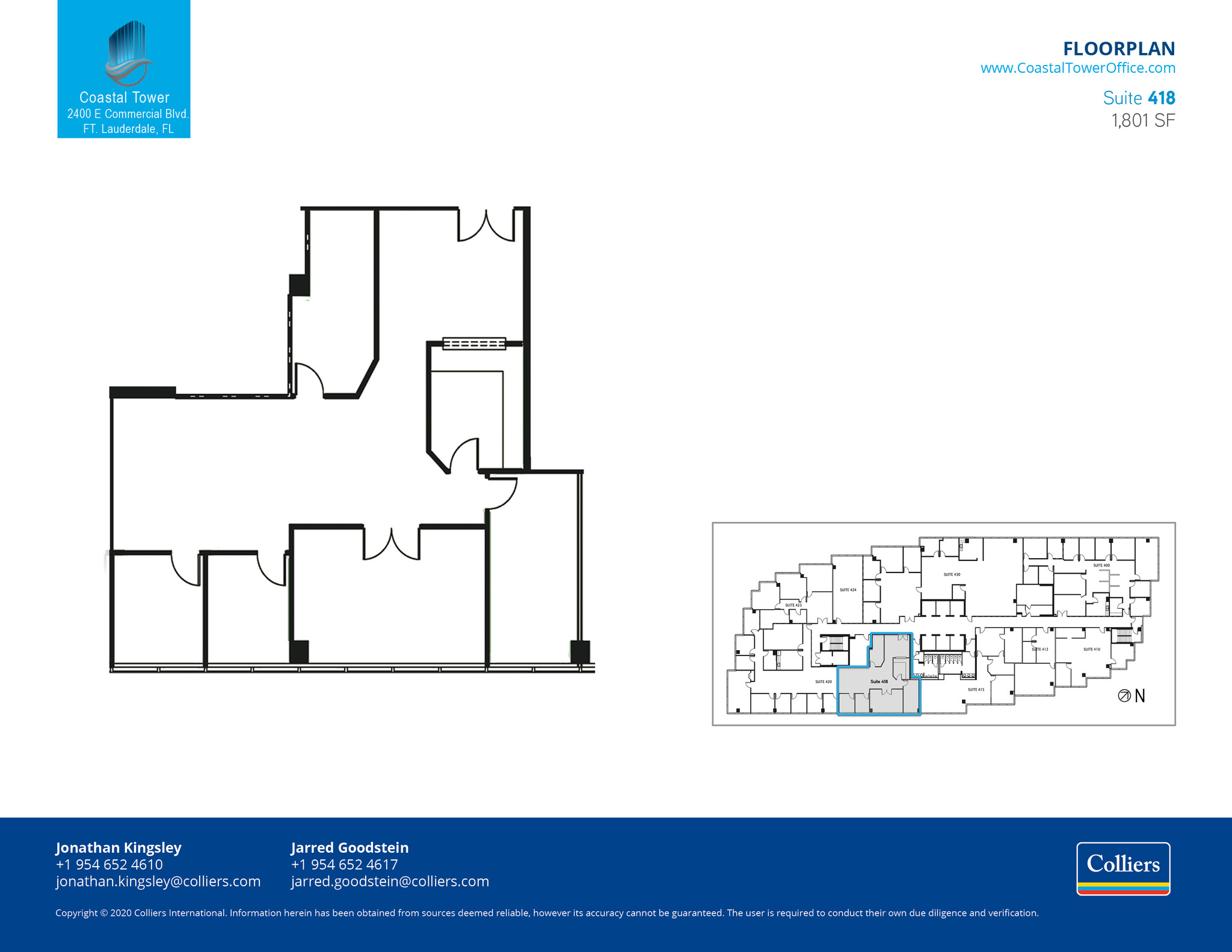 2400 E Commercial Blvd, Fort Lauderdale, FL for rent Floor Plan- Image 1 of 1