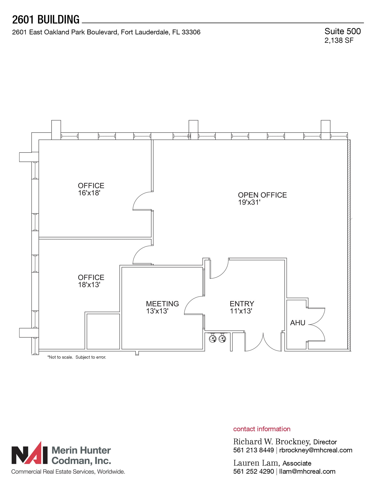 2601 E Oakland Park Blvd, Fort Lauderdale, FL to rent Floor Plan- Image 1 of 5