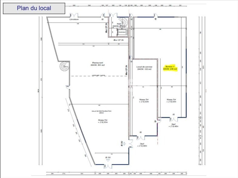 Retail in L'ISLE-D'ABEAU to rent - Floor Plan - Image 3 of 3
