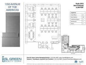 1350 Avenue of the Americas, New York, NY for rent Floor Plan- Image 1 of 1