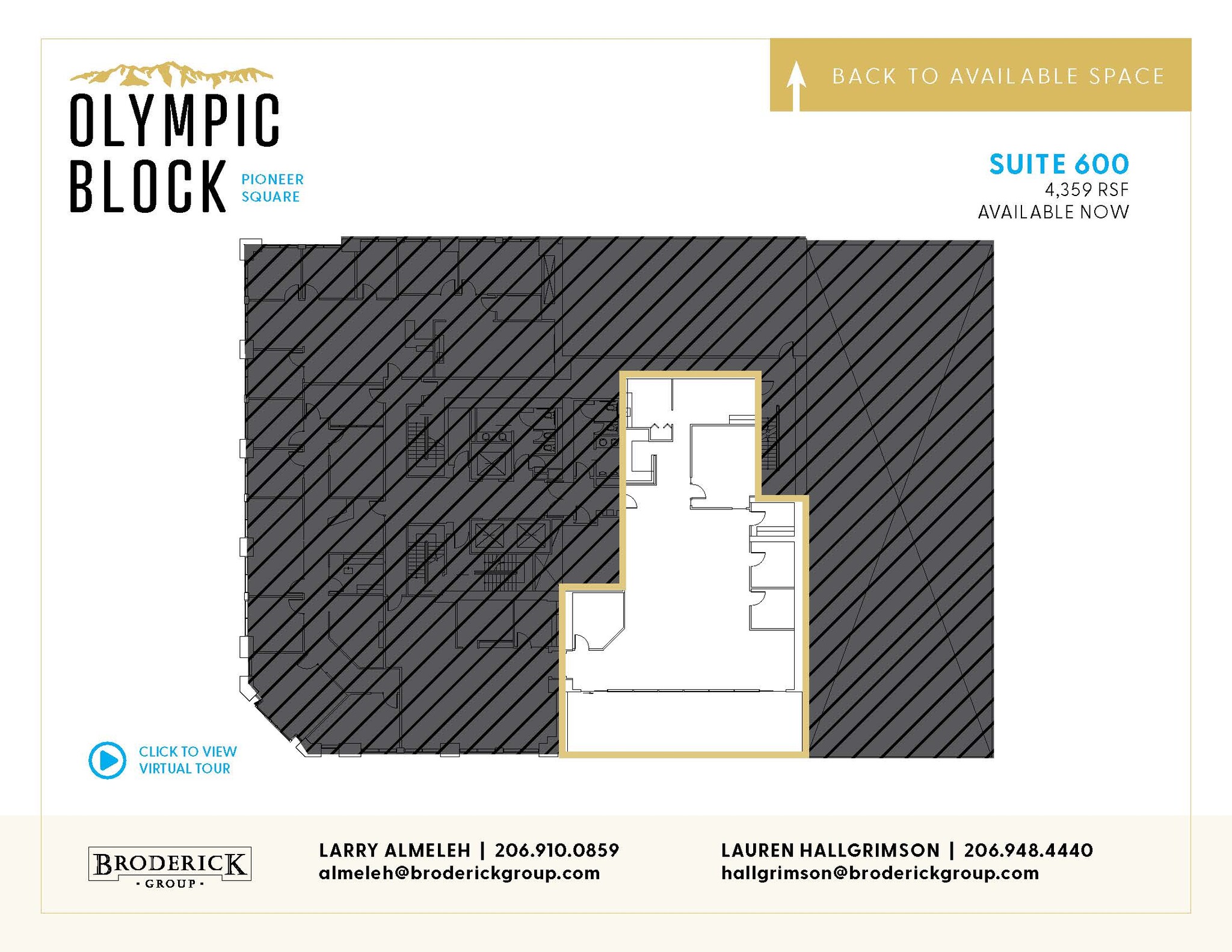 101 Yesler Way, Seattle, WA for rent Floor Plan- Image 1 of 1