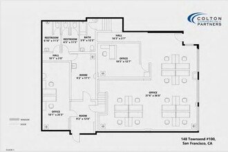 148 Townsend St, San Francisco, CA for rent Floor Plan- Image 1 of 1