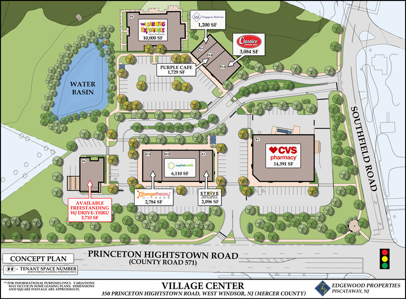 Princeton Hightstown Rd, West Windsor, NJ for rent - Site Plan - Image 1 of 8