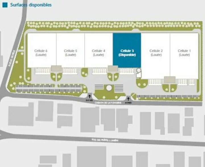 1-11 Rue De La Fonderie, Genas to rent - Site Plan - Image 3 of 3