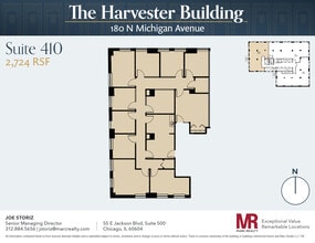 180 N Michigan Ave, Chicago, IL to rent Floor Plan- Image 1 of 10