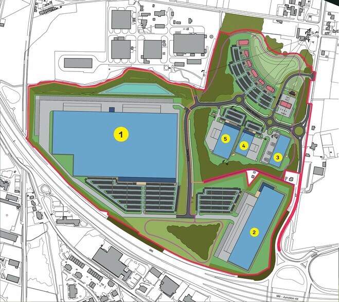 Harker View, Junction 44 - M6, Carlisle to rent - Site Plan - Image 1 of 3