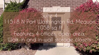 11518 N Port Washington Rd, Mequon, WI for rent - Commercial Listing Video 