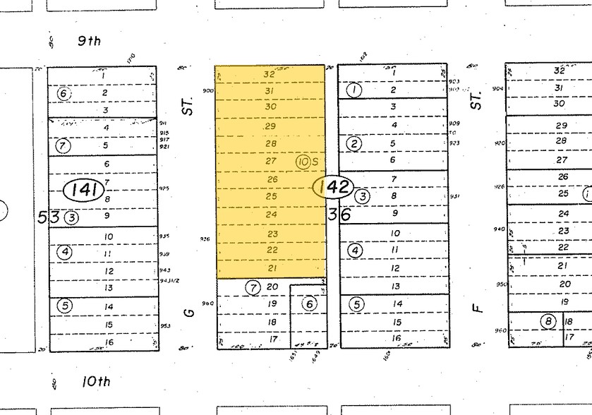 936 G St, Reedley, CA for rent - Plat Map - Image 3 of 3