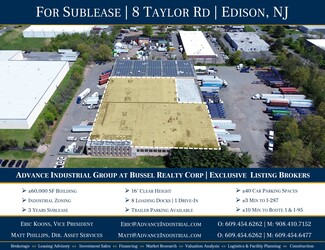 More details for 8 Taylor Rd, Edison, NJ - Industrial for Rent