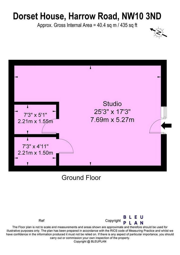 845-847 Harrow Rd, London to rent Floor Plan- Image 1 of 1