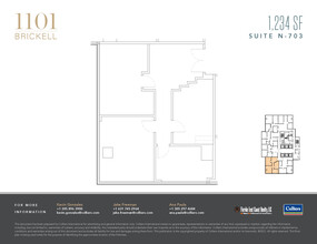 1101 Brickell Ave, Miami, FL for rent Floor Plan- Image 1 of 1