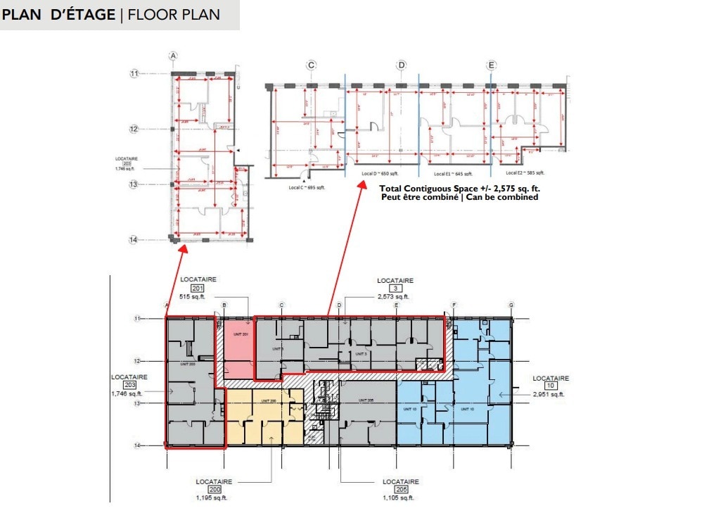 127-155 Montée de Liesse, Montréal, QC to rent Floor Plan- Image 1 of 1