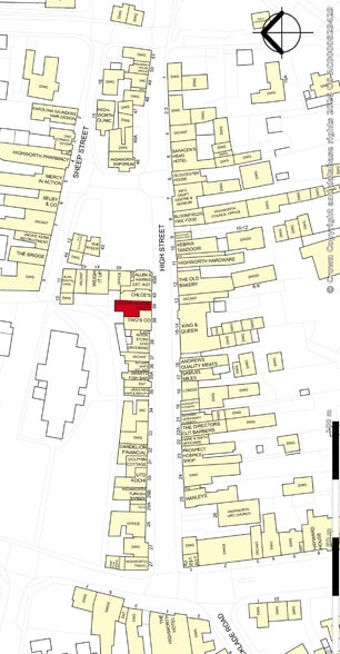 39 High St, Highworth for sale - Site Plan - Image 3 of 6