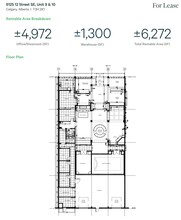 6125 12th St SE, Calgary, AB for rent Floor Plan- Image 1 of 2